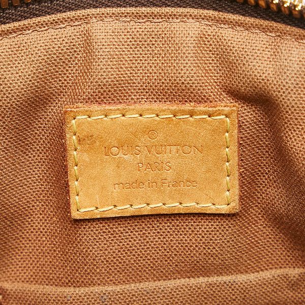 ルイ ヴィトン モノグラム ティヴォリ PM ハンドバッグ M40143 ブラウン PVC レザー レディース LOUIS VUITTON 【中古】