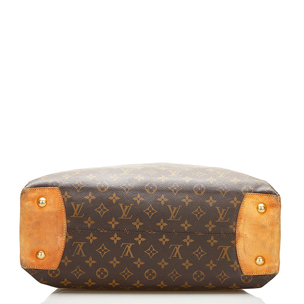 ルイ ヴィトン モノグラム ウィルシャーGM トートバッグ M45645 ブラウン PVC レザー レディース LOUIS VUITTON 【中古】