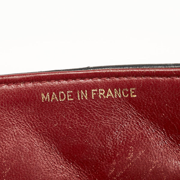 シャネル マトラッセ33 デカマトラッセ ココマーク チェーン ショルダーバッグ ブラック ラムスキン レディース CHANEL 【中古】