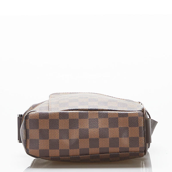 ルイ ヴィトン ダミエ オラフPM 斜め掛け ショルダーバッグ  N41442 エベヌ ブラウン PVC レザー レディース LOUIS VUITTON 【中古】