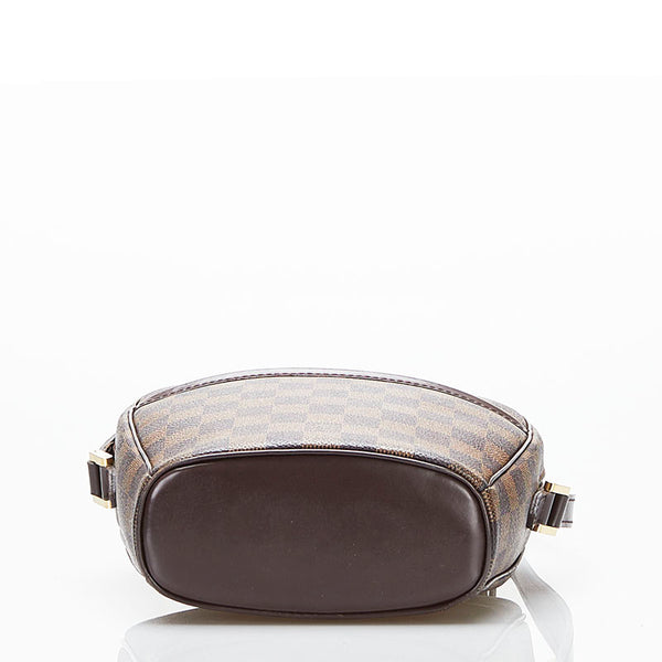 ルイ ヴィトン ダミエ イパネマ PM 斜め掛け ショルダーバッグ N51294 エベヌ ブラウン PVC レザー レディース LOUIS VUITTON 【中古】