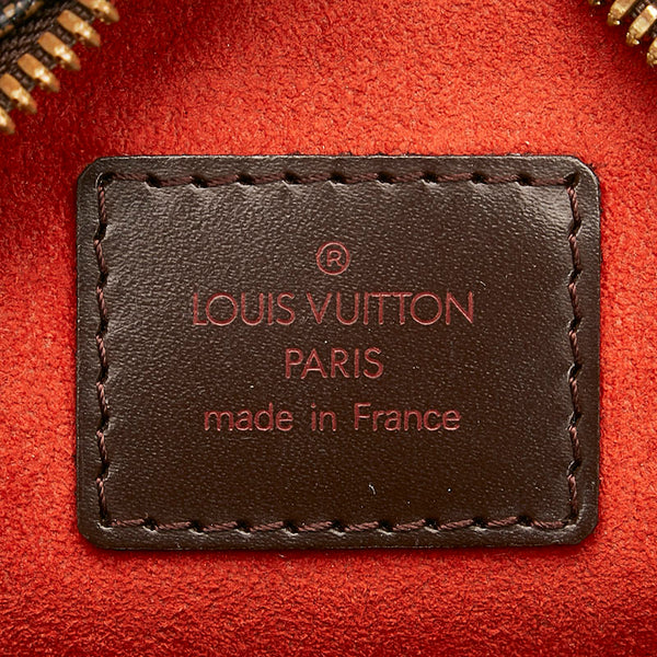 ルイ ヴィトン ダミエ イパネマ PM 斜め掛け ショルダーバッグ N51294 エベヌ ブラウン PVC レザー レディース LOUIS VUITTON 【中古】