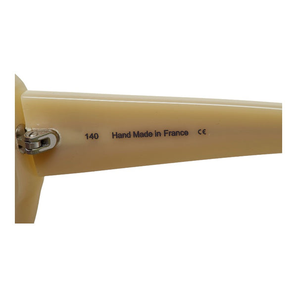 カルティエ マストライン グラデーション サングラス T8200740 アイボリー ベージュ  プラスチック レディース CARTIER 【中古】