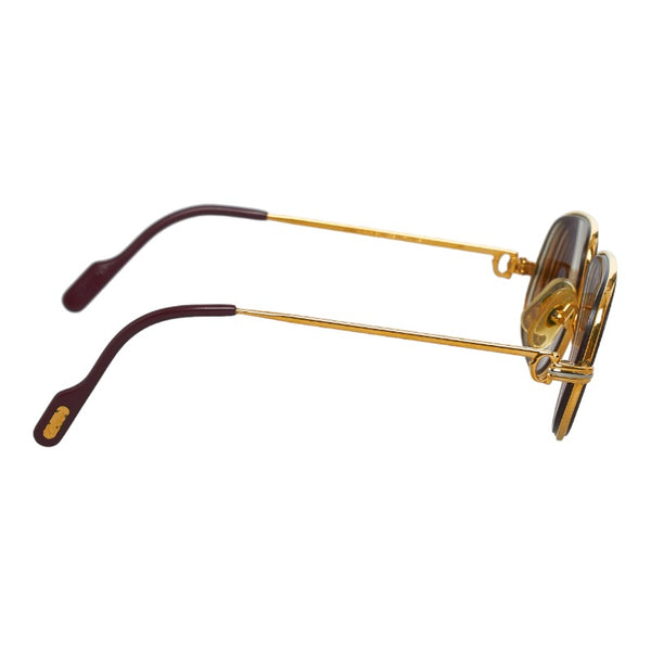 カルティエ トリニティ メガネ サングラス 眼鏡 ゴールド メッキ レディース CARTIER 【中古】