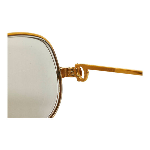 カルティエ トリニティ メガネ サングラス 眼鏡 ゴールド メッキ レディース CARTIER 【中古】