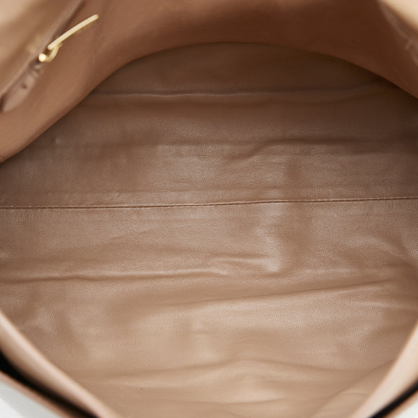 サルヴァトーレフェラガモ ガンチーニ ソフィア ハンドバッグ ショルダーバッグ 2WAY RG-21 ブラウン ゴールド レザー レディース Salvatore Ferragamo 【中古】