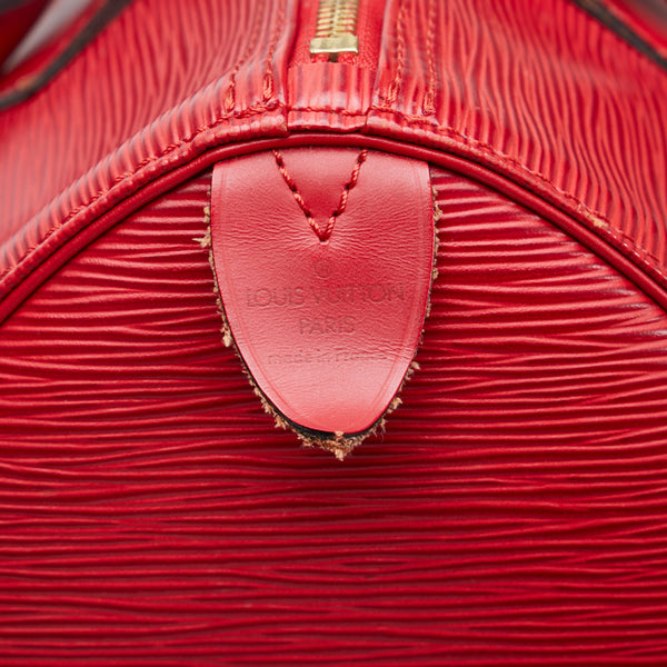 ルイ ヴィトン エピ スピーディ30 ハンドバッグ ボストンバッグ M43007 カスティリアンレッド レザー レディース LOUIS VUITTON 【中古】