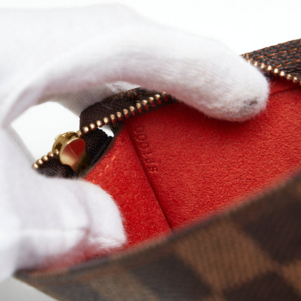 ルイ ヴィトン ダミエ マレ トートバッグ ショルダーバッグ バケツ N42240 ブラウン PVC レザー レディース LOUIS VUITTON 【中古】