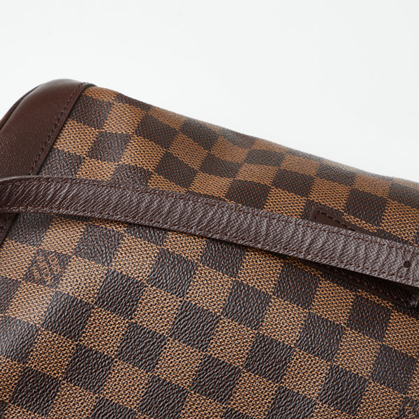 ルイ ヴィトン ダミエ マレ トートバッグ ショルダーバッグ バケツ N42240 ブラウン PVC レザー レディース LOUIS VUITTON 【中古】