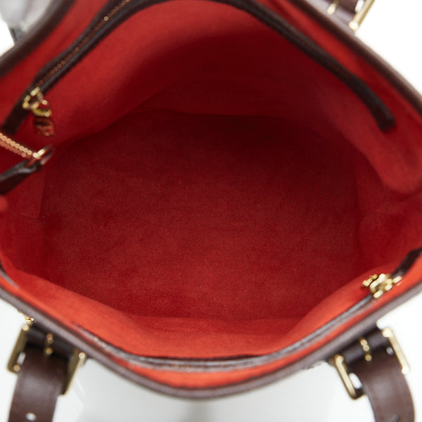 ルイ ヴィトン ダミエ マレ トートバッグ ショルダーバッグ バケツ N42240 ブラウン PVC レザー レディース LOUIS VUITTON 【中古】