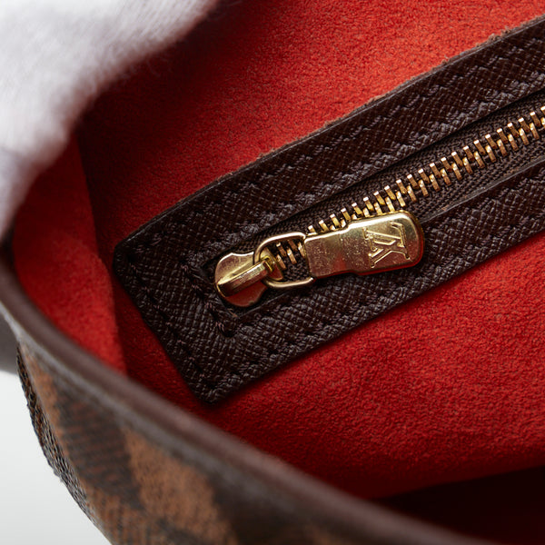 ルイ ヴィトン ダミエ マレ トートバッグ ショルダーバッグ バケツ N42240 ブラウン PVC レザー レディース LOUIS VUITTON 【中古】