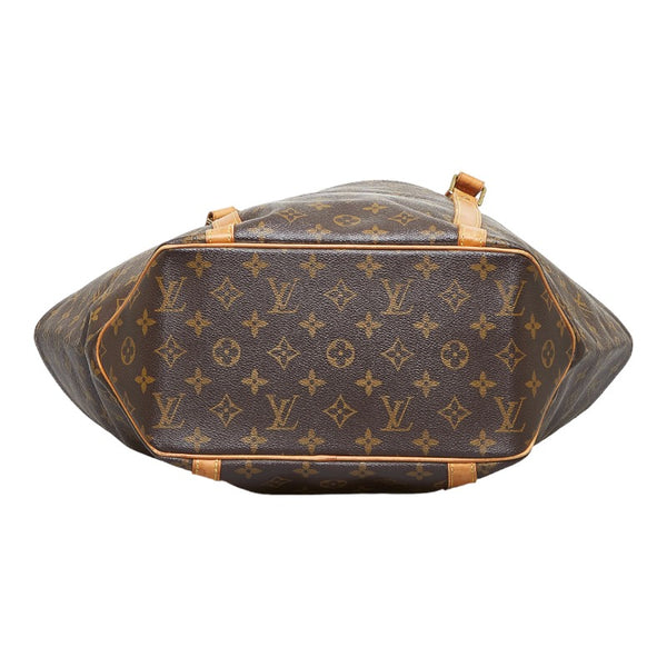 ルイ ヴィトン モノグラム サックショッピング トートバッグ ショルダーバッグ M51108 ブラウン PVC レザー レディース LOUIS VUITTON 【中古】