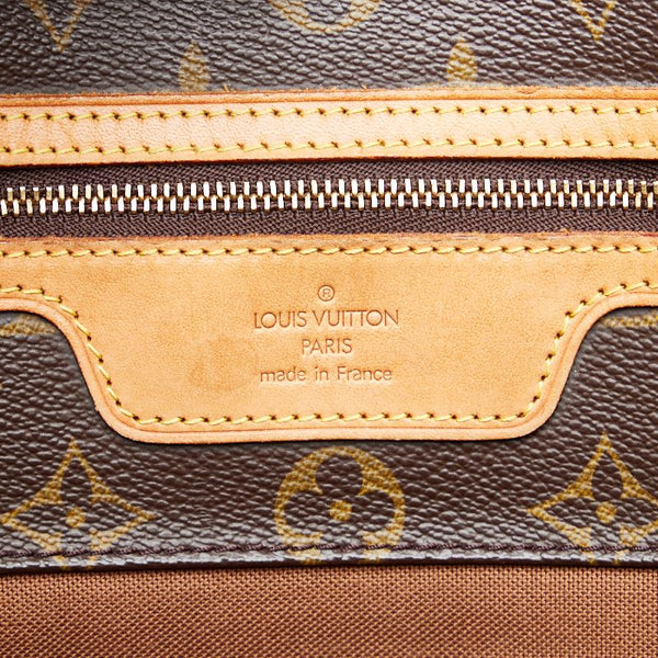 ルイ ヴィトン モノグラム サックショッピング トートバッグ ショルダーバッグ M51108 ブラウン PVC レザー レディース LOUIS VUITTON 【中古】