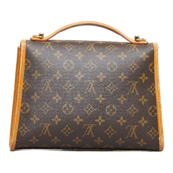 ルイ ヴィトン モノグラム ベルエア ハンドバッグ ショルダーバッグ 2WAY M51122 ブラウン PVC レザー レディース LOUIS VUITTON 【中古】