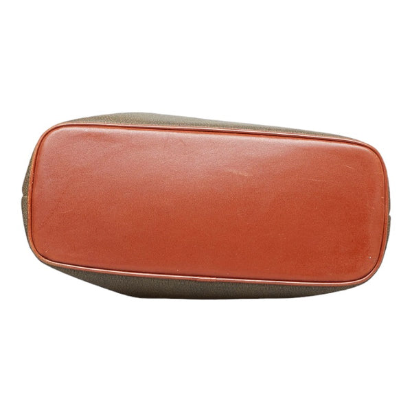 フェンディ ハンドバッグ ショルダーバッグ 2WAY ブラウン カーキ PVC レザー レディース FENDI 【中古】