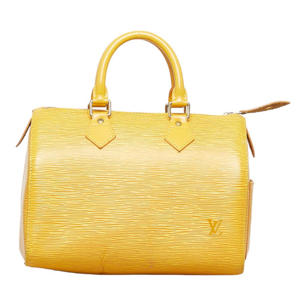 ルイ ヴィトン エピ スピーディ25 ハンドバッグ ミニボストンバッグ M43019 タッシリイエロー レザー レディース LOUIS VUITTON 【中古】