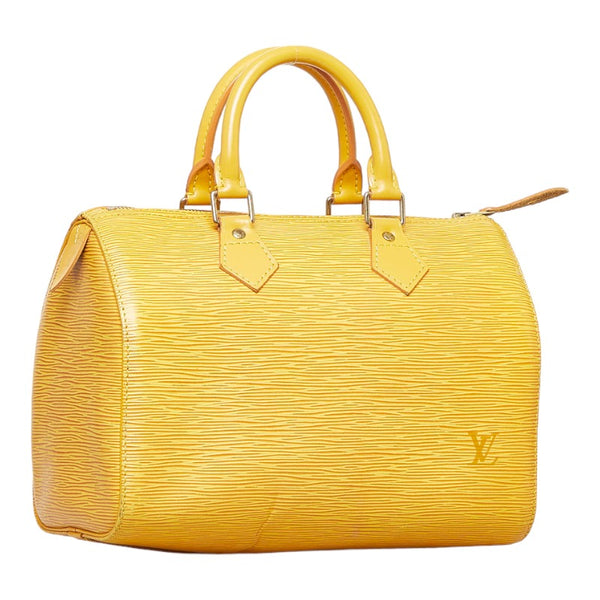 ルイ ヴィトン エピ スピーディ25 ハンドバッグ ミニボストンバッグ M43019 タッシリイエロー レザー レディース LOUIS VUITTON 【中古】