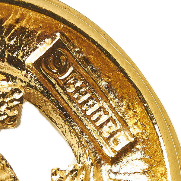 シャネル ココマーク ラウンド ネックレス ゴールド メッキ レディース CHANEL 【中古】