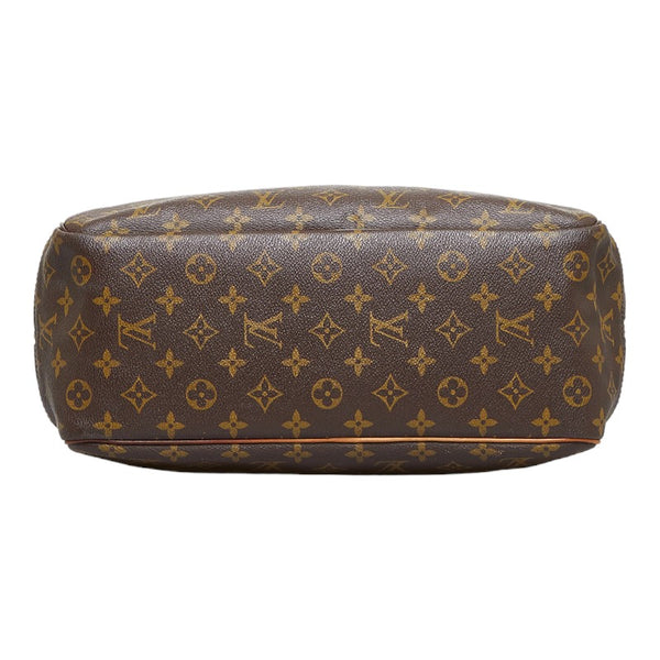 ルイ ヴィトン モノグラム ドーヴィル ハンドバッグ M47270 ブラウン PVC レザー レディース LOUIS VUITTON 【中古】