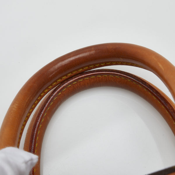 ルイ ヴィトン モノグラム ドーヴィル ハンドバッグ M47270 ブラウン PVC レザー レディース LOUIS VUITTON 【中古】