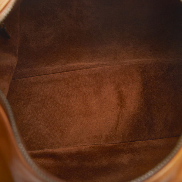 グッチ ホースビット ハンドバッグ ワンショルダーバッグ 115867 ブラウン レザー レディース GUCCI 【中古】