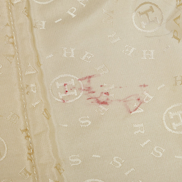 エルメス ヴィクトリア ボストンバッグ トラベルバッグ 旅行用バッグ ネイビー ベージュ レザー レディース HERMES 【中古】