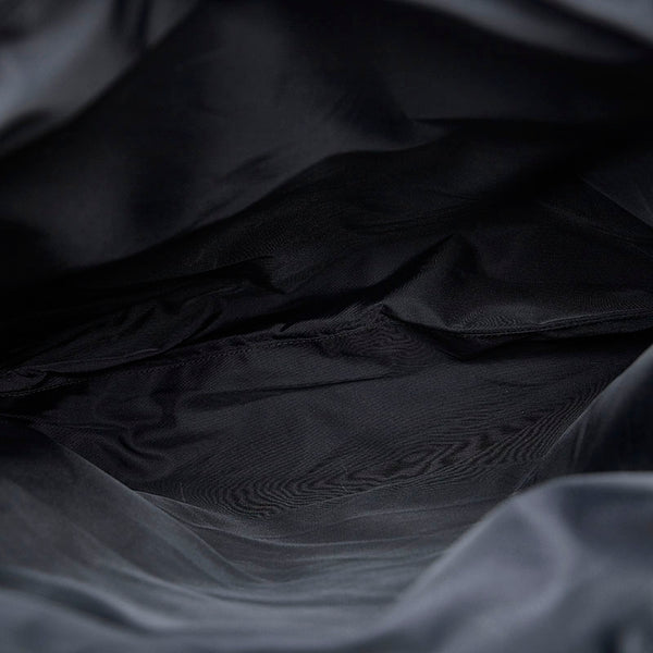 シャネル ニュートラベルライン トートバッグ ブラック ナイロン レザー レディース CHANEL 【中古】