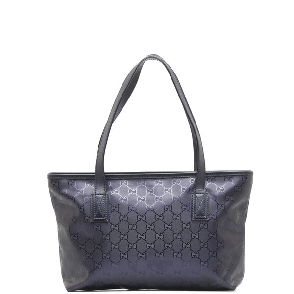 グッチ GGインプリメ ハンドバッグ トートバッグ 211133 パープル PVC レザー レディース GUCCI 【中古】