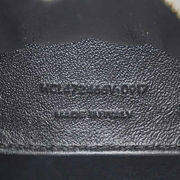 サンローラン ベイビー モノグラム カバス ハンドバッグ 472466 グレー レザー レディース SAINT LAURENT 【中古】