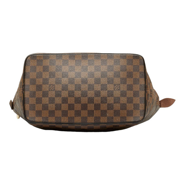 ルイ ヴィトン ダミエ サレヤMM ハンドバッグ トートバッグ N51188 エベヌ ブラウン PVC レザー レディース LOUIS VUITTON 【中古】