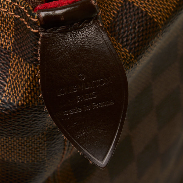 ルイ ヴィトン ダミエ サレヤMM ハンドバッグ トートバッグ N51188 エベヌ ブラウン PVC レザー レディース LOUIS VUITTON 【中古】