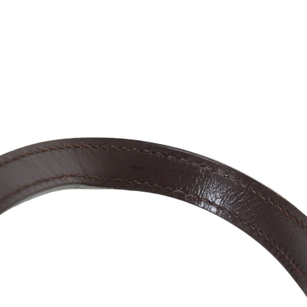 ルイ ヴィトン ダミエ パピヨンGM ハンドバッグ ショルダーバッグ N51303  ブラウン PVC レザー レディース LOUIS VUITTON 【中古】