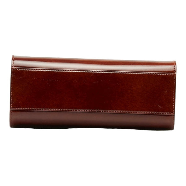 カルティエ パンテール ハンドバッグ トートバッグ ブラウン レザー レディース CARTIER 【中古】