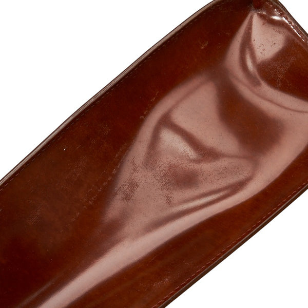 カルティエ パンテール ハンドバッグ トートバッグ ブラウン レザー レディース CARTIER 【中古】