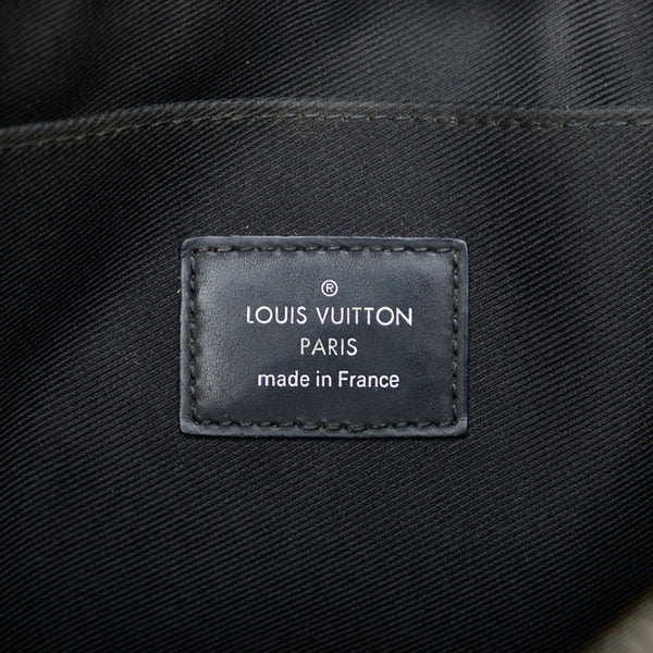 ルイ ヴィトン ×クリストファーネメス ダミエ グラフィット ポシェットジュールGM クラッチバッグ N61232 ブラック PVC メンズ LOUIS VUITTON 【中古】