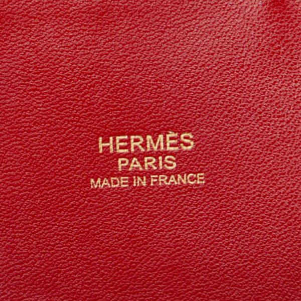 エルメス ボリドー35 ゴールド金具 ハンドバッグ ショルダーバッグ 2WAY ルージュヴィフ レッド クシュベル レディース HERMES 【中古】