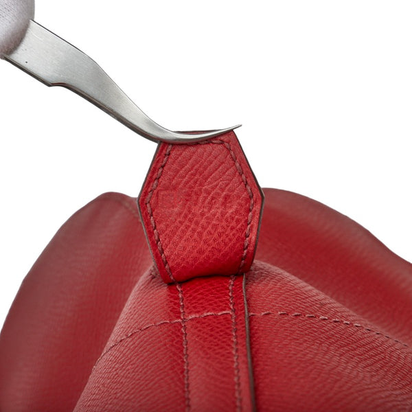 エルメス ボリドー35 ゴールド金具 ハンドバッグ ショルダーバッグ 2WAY ルージュヴィフ レッド クシュベル レディース HERMES 【中古】