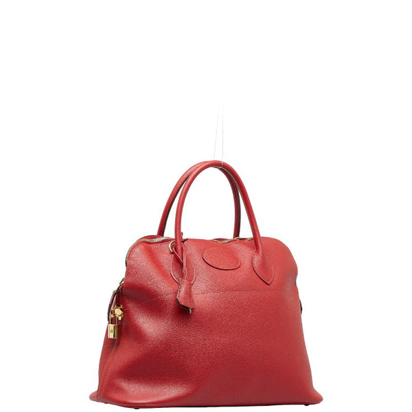 エルメス ボリドー35 ゴールド金具 ハンドバッグ ショルダーバッグ 2WAY ルージュヴィフ レッド クシュベル レディース HERMES 【中古】