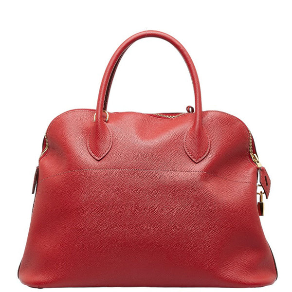エルメス ボリドー35 ゴールド金具 ハンドバッグ ショルダーバッグ 2WAY ルージュヴィフ レッド クシュベル レディース HERMES 【中古】