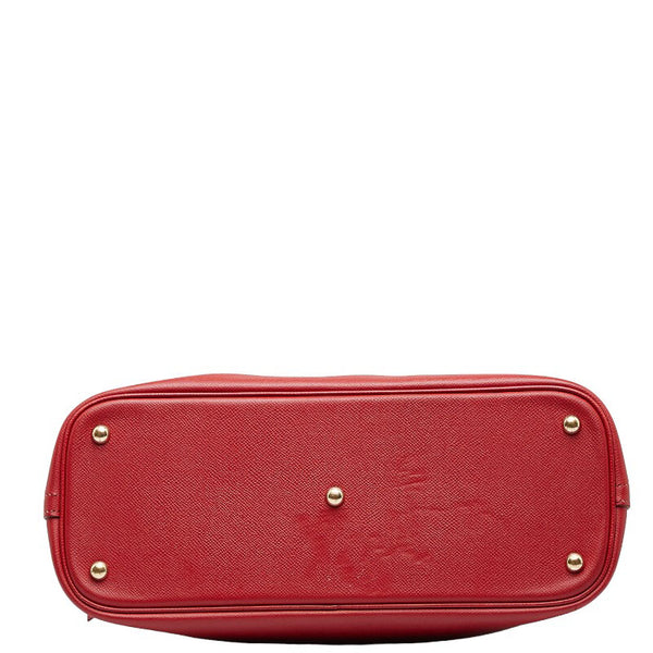 エルメス ボリドー35 ゴールド金具 ハンドバッグ ショルダーバッグ 2WAY ルージュヴィフ レッド クシュベル レディース HERMES 【中古】