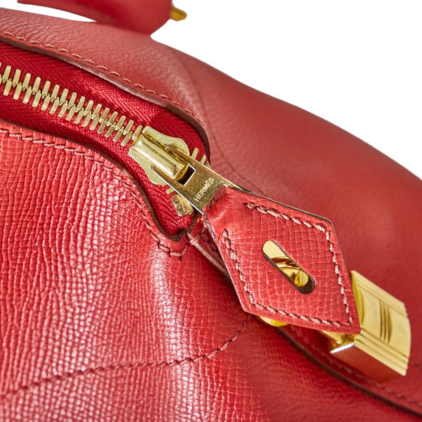 エルメス ボリドー35 ゴールド金具 ハンドバッグ ショルダーバッグ 2WAY ルージュヴィフ レッド クシュベル レディース HERMES 【中古】