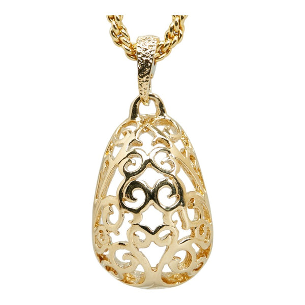 サンローラン YSL ネックレス ゴールド メッキ レディース SAINT LAURENT 【中古】