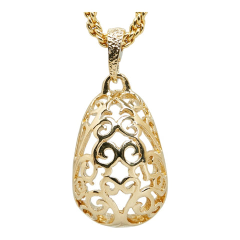 サンローラン YSL ネックレス ゴールド メッキ レディース SAINT LAURENT 【中古】