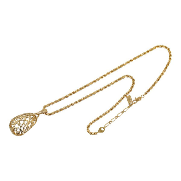 サンローラン YSL ネックレス ゴールド メッキ レディース SAINT LAURENT 【中古】