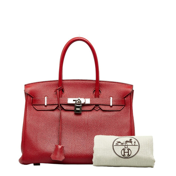 エルメス バーキン30 ハンドバッグ ルビー レッド トゴ レディース HERMES 【中古】