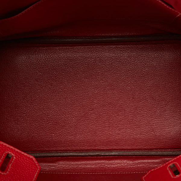 エルメス バーキン30 ハンドバッグ ルビー レッド トゴ レディース HERMES 【中古】