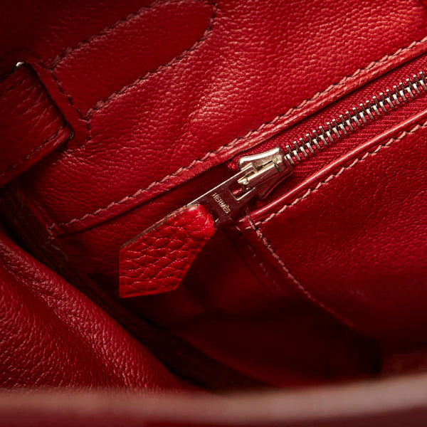 エルメス バーキン30 ハンドバッグ ルビー レッド トゴ レディース HERMES 【中古】