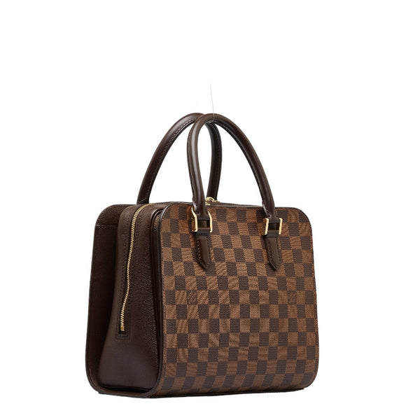 ルイ ヴィトン ダミエ トリアナ ハンドバッグ ショルダーバッグ 2WAY N51155 ブラウン PVC レザー レディース LOUIS VUITTON 【中古】