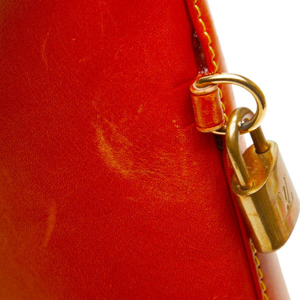 ルイ ヴィトン ノマド ロックイット ハンドバッグ M85388 オレンジ レザー レディース LOUIS VUITTON 【中古】