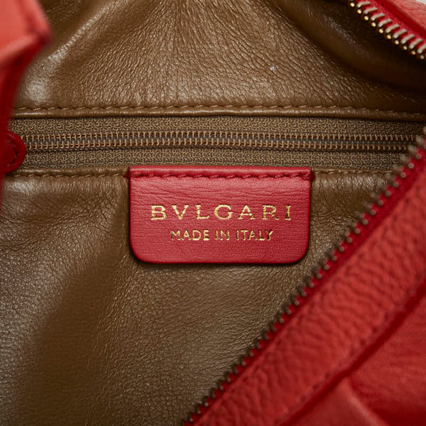 ブルガリ ワンショルダーバッグ ピンク レザー レディース BVLGARI 【中古】